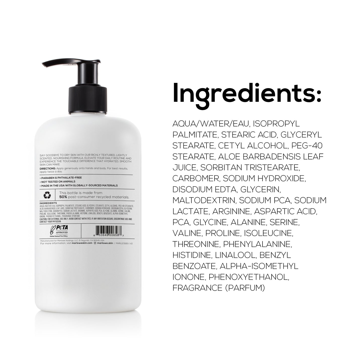 No. 002 Body Lotion - MARLOWE Skin