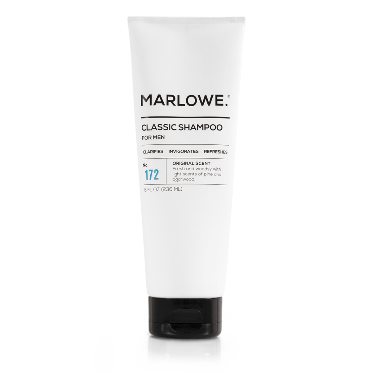 Marlowe. Classic Mens Shampoo and Conditioner Set, Clarifies, Invigorates and Refreshes Hair with Moisturizing Argan Oil & Coconut Oil, All Hair