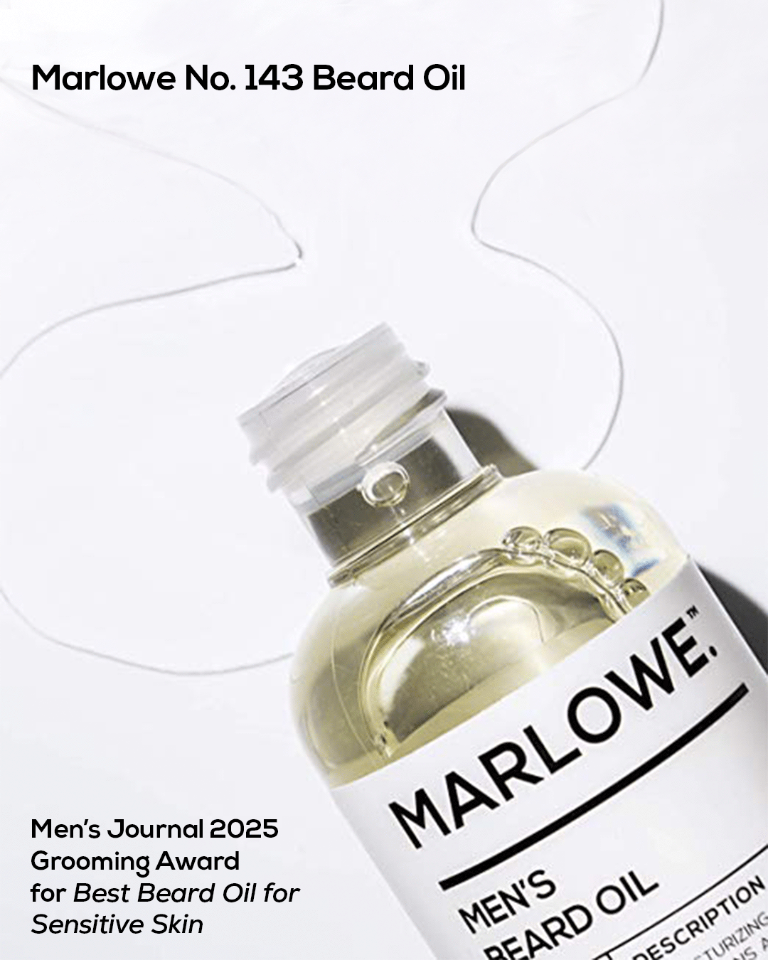 MARLOWE. Shave Cream taped to wall with black tape