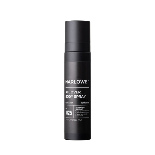 MARLOWE. No. 025 Men's Body Spray Cedarwood + Sea Salt 