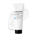 MARLOWE. Original Sage and Fir body lotion bottle with label, featuring a sleek design and natural scent ingredients.