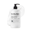 MARLOWE. body lotion in a sleek bottle, designed for nourishing and moisturizing the skin.
