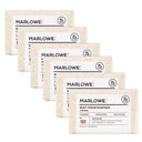 Marlowe Oud Wood Scrub Soap Bar, natural bar soap with oud wood scent, displayed in a six-pack.