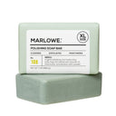 MARLOWE Lightly Exfoliating Neroli Soap Bar with textured surface, designed for gentle skin polishing and refreshing citrus scent.