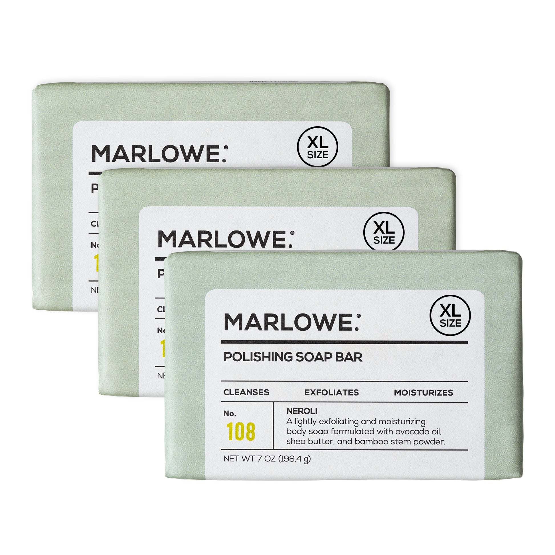 No. 108 Polishing Soap Bar - Neroli - MARLOWE Skin