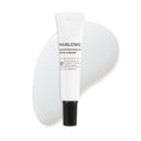 MARLOWE. eye cream with vitamin C in a sleek tube, designed for facial skincare, targeting under-eye brightness and hydration.