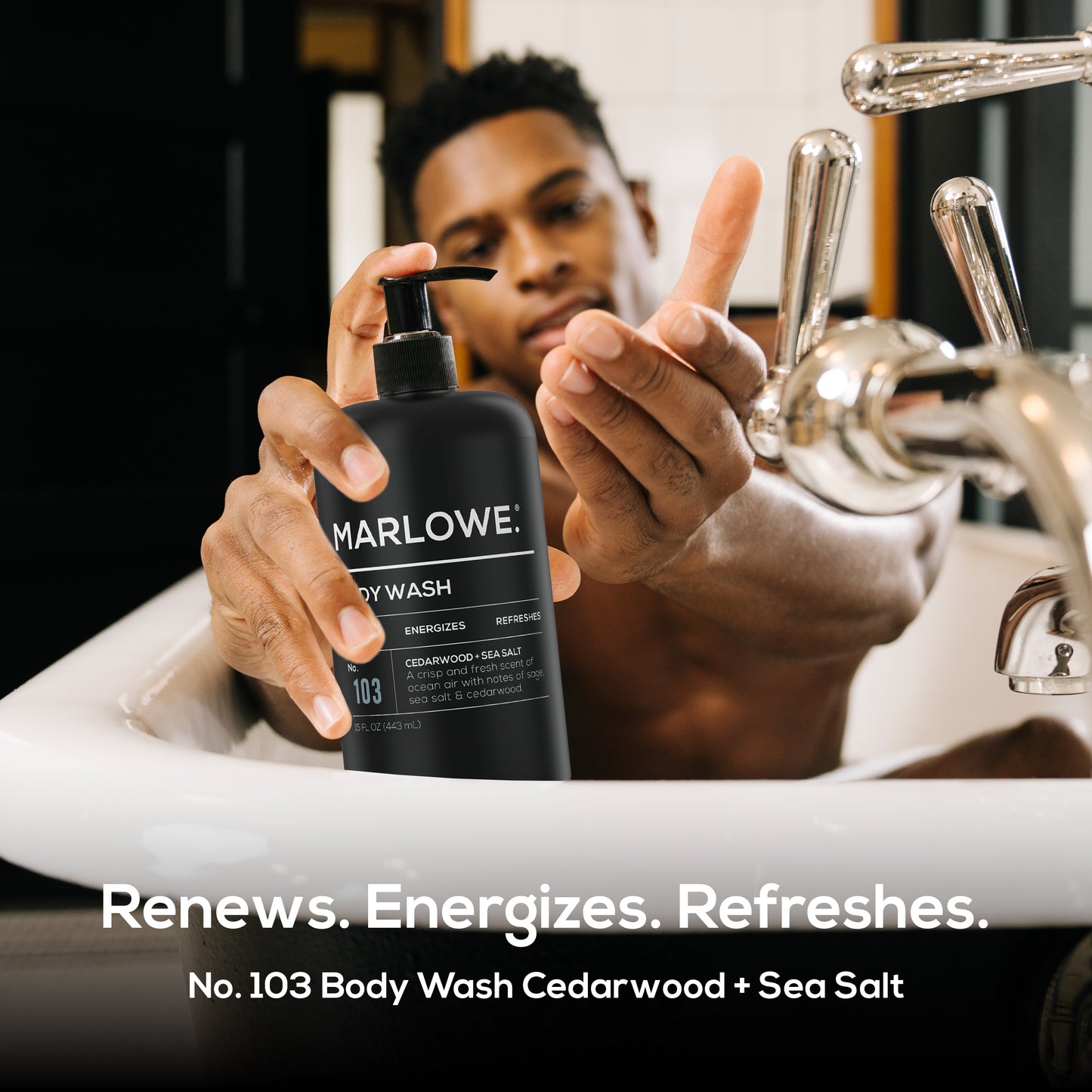 No. 103 Body Wash- Cedarwood + Sea Salt