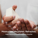 Marlowe moisturizing soap bar with original sage and fir scent, featuring natural ingredients and a rich lather for skin nourishment.