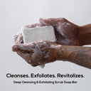 Scrub Soap Bar — Cedarwood + Sea Salt