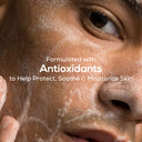 MARLOWE. facial cleanser for face with hero ingredient, showing the product bottle and clean, fresh skin background.