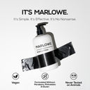 MARLOWE. body lotion in a sleek bottle, showcasing its smooth, hydrating formula for nourishing skin.