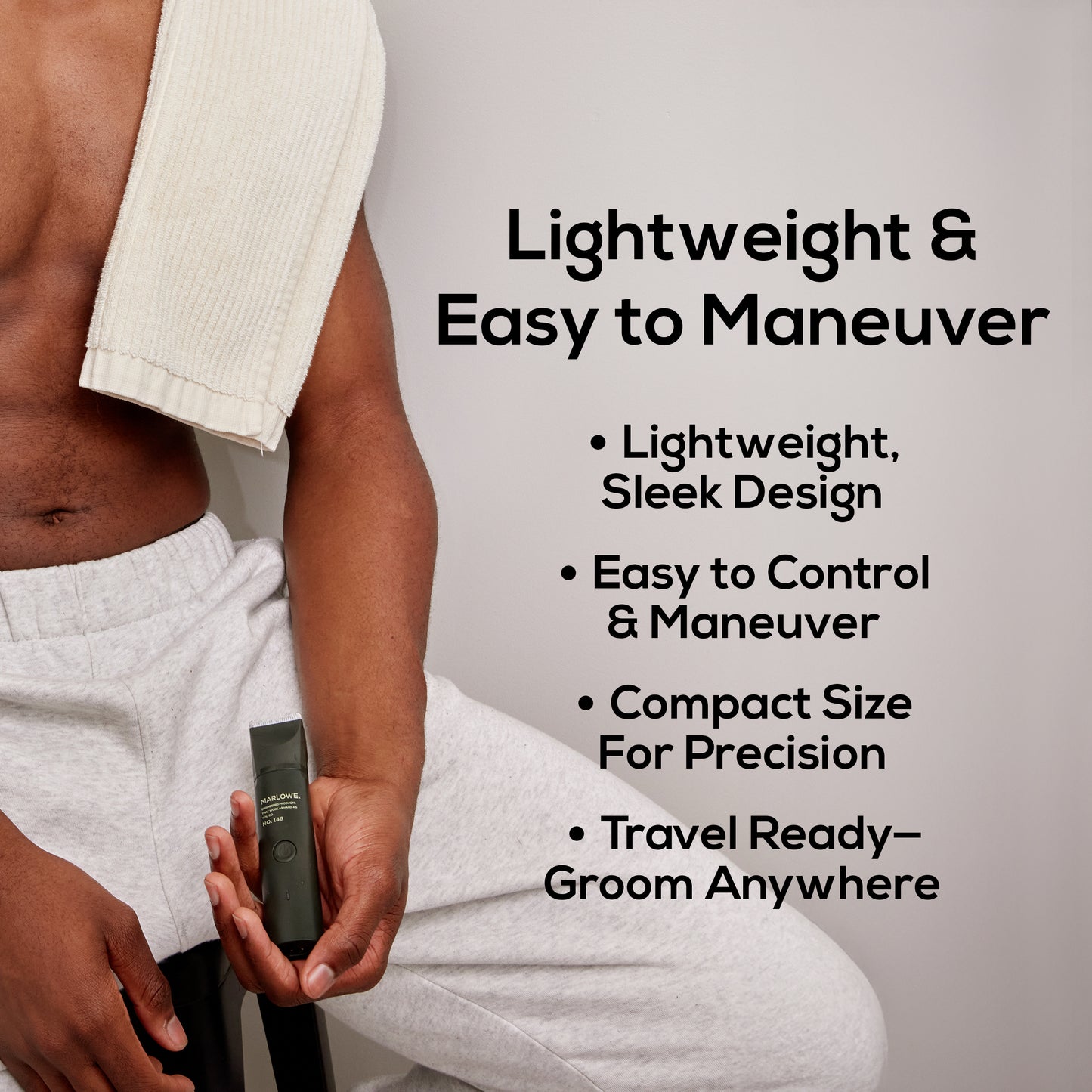 No. 145 Waterproof Body Hair Trimmer