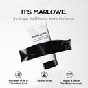 MARLOWE. facial moisturizer for face, featuring a lightweight, hydrating formula in a sleek white jar with a screw-on lid.
