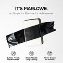 Marlowe Moisturizing Soap Bar with sage and fir, natural bar soap featuring herbal ingredients and a soothing formula.