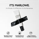 MARLOWE. eye cream with vitamin C in a sleek face skincare jar, designed to reduce dark circles and brighten the eye area.