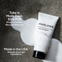 MARLOWE shave set with cream, brush, and razor in sleek packaging, ideal for a smooth grooming routine.