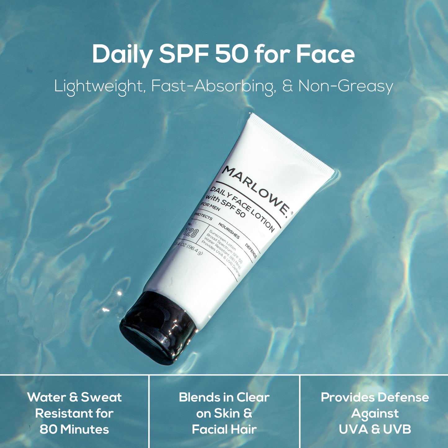 No. 128 Daily Face Lotion with SPF 50