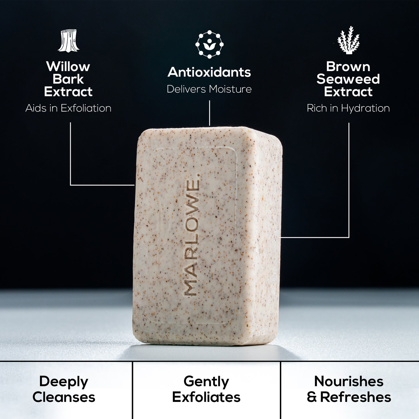 No. 102 Body Scrub Soap Bar - Scent Variety Trio (3 Bars)