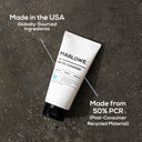 MARLOWE. facial cleanser packaging for face, with a sleek bottle showing the product label and clean, minimalist design.