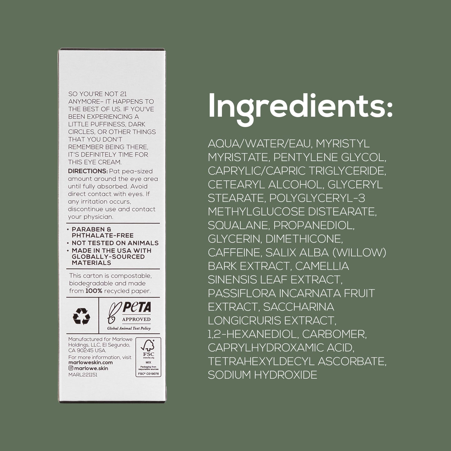 No. 127 Eye Cream with Vitamin C