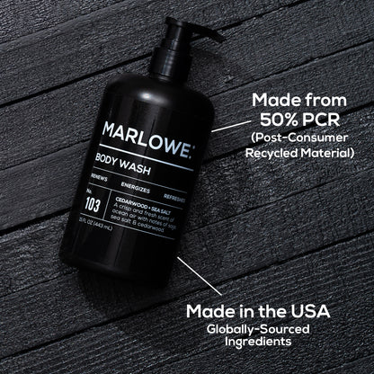 No. 103 Body Wash- Cedarwood + Sea Salt