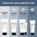 MARLOWE facial moisturizer in a sleek jar, showcasing its smooth texture and clean packaging for healthy, hydrated skin.