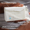 Marlowe moisturizing soap bar with sage and fir in packaging, showcasing the natural ingredients and clean design.