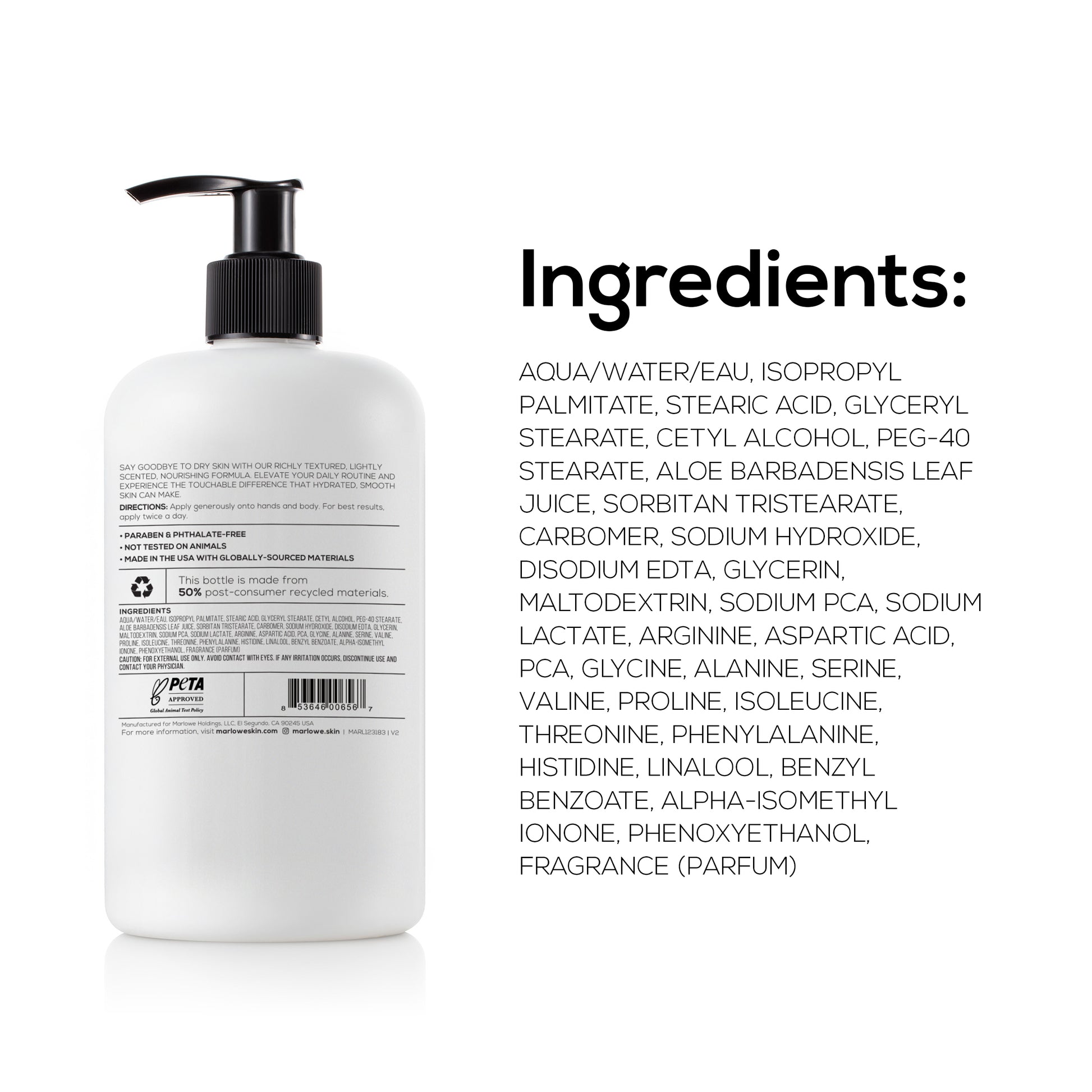 No. 002 Body Lotion - MARLOWE Skin