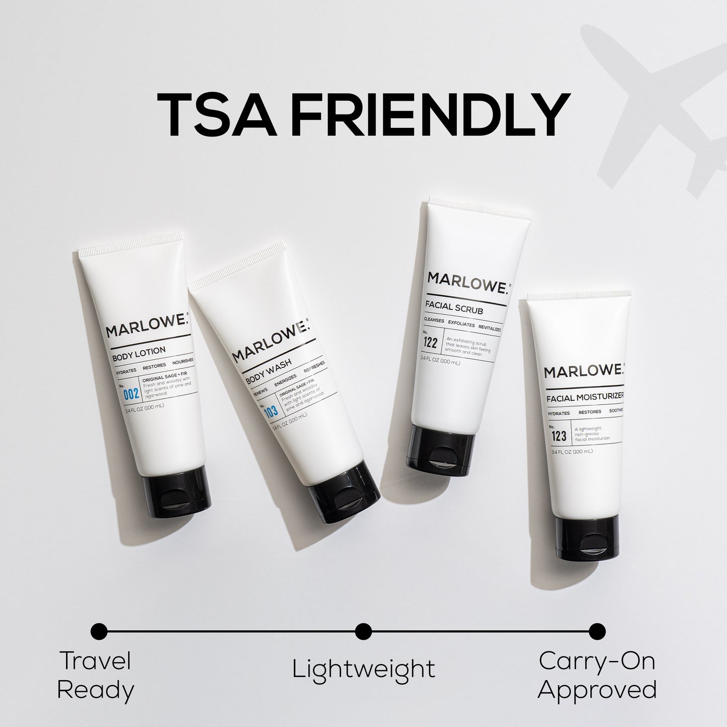 Travel Essentials Kit (TSA Approved) - MARLOWE Skin