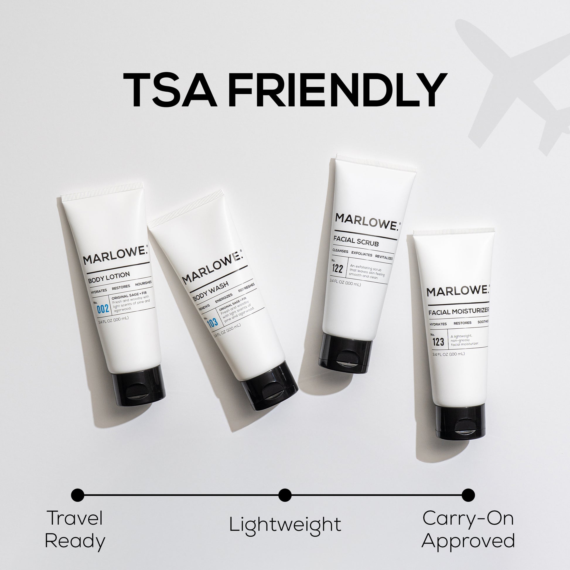 Travel Essentials Kit (TSA Approved) - MARLOWE Skin