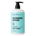 Danny MARLOWE Morning Wood Body Wash bottle with label, featuring a sleek design and natural ingredients for refreshing skin.