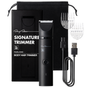 MARLOWE Danny Signature Waterproof Body Hair Trimmer shown with ergonomic design and adjustable trimming head.
