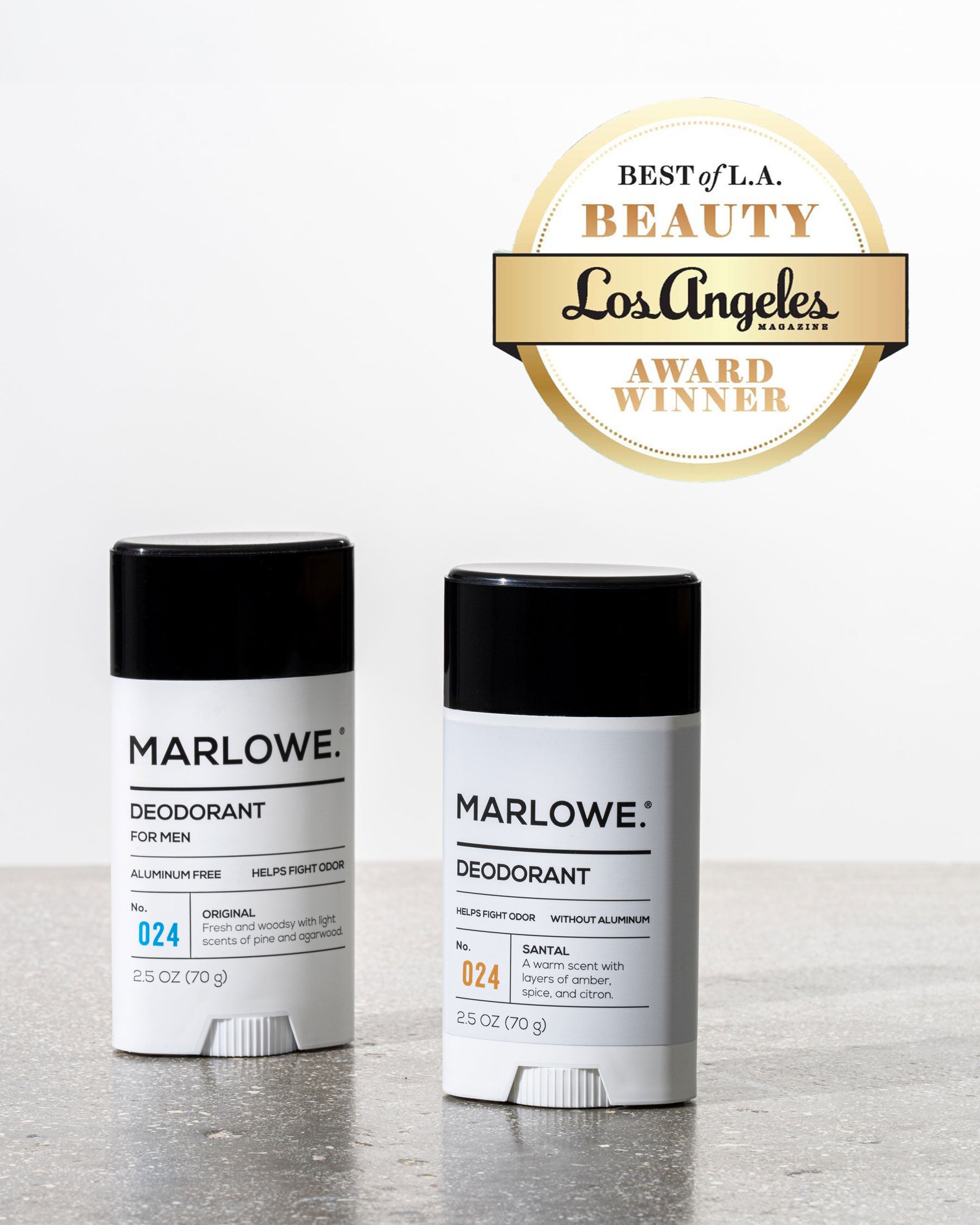 MARLOWE. Deodorant Best of Beauty Los Angeles 2024