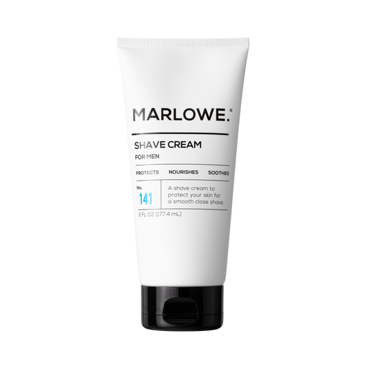 MARLOWE. Men's Shave Cream 6 oz. - Front Detail