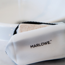 MARLOWE soap bar travel case in black, compact accessory with secure lid for convenient on-the-go soap storage.